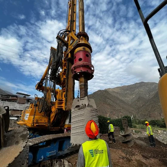 Puente Chilete Pilotes pre Excavados