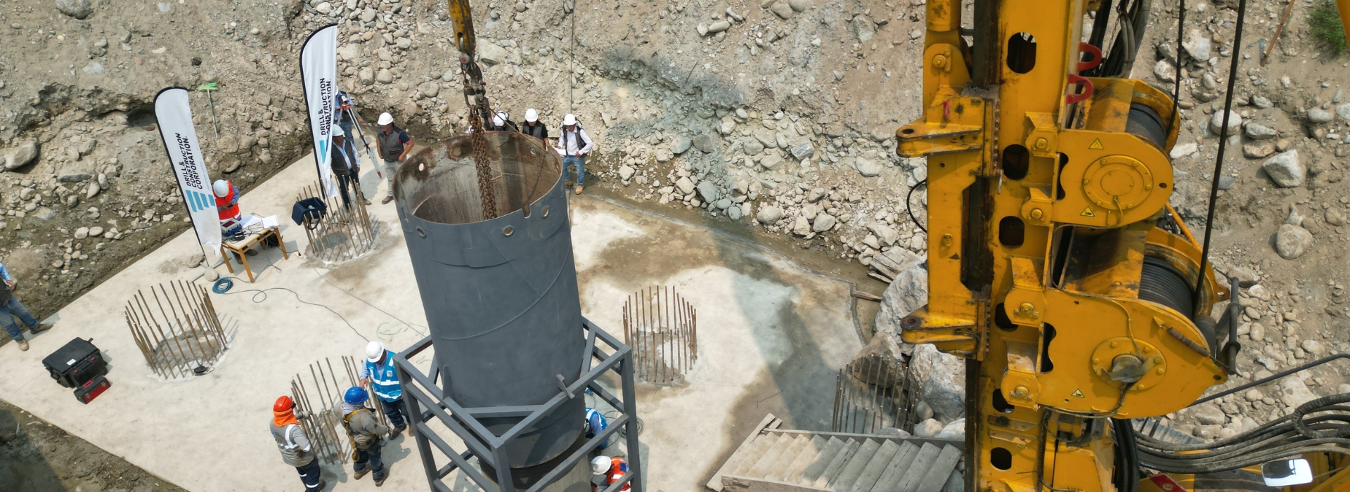 Ensayos PDA en pilotes excavados para control de calidad en proyectos de infraestructura en el Perú